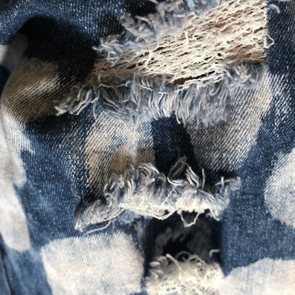 VIP Bleached Distressed Jeans Sz 17/18 - Picture 6 of 6